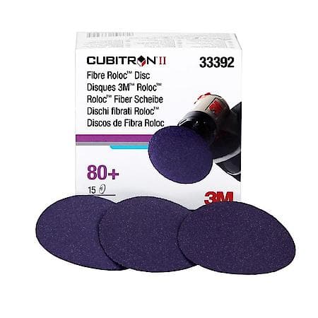 Cubitron Ii Fibre Roloc Disc, 33392, 3 In (75Mm), 80+ (Sold by each)