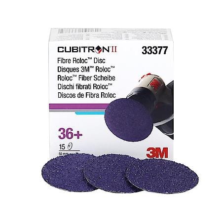 Cubitron Ii Fibre Roloc Disc, 33377, 2 In (50Mm), 36+ (Sold by each)