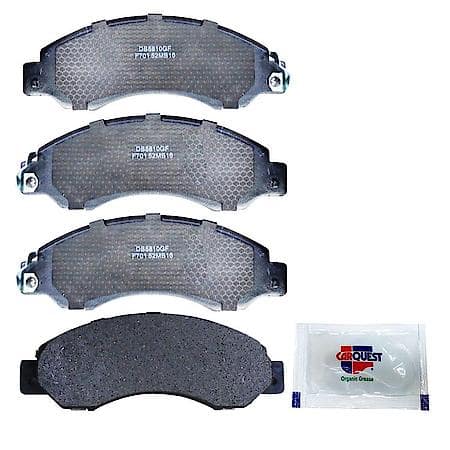 Severe Duty Brake Pads: Semi-metallic, Ideal for Heavy Towing