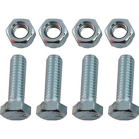 3/4 x 48 Inch Fluorescent Orange Bolt-On Bumper Marker Sight Rods with Hardware