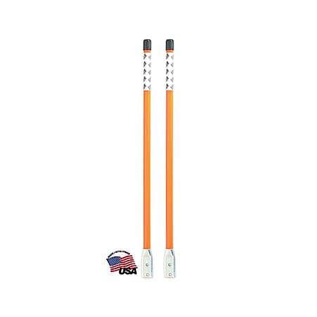 Orange Blade Guide Kit With Reflective Decal-Replaces Western No. 62595