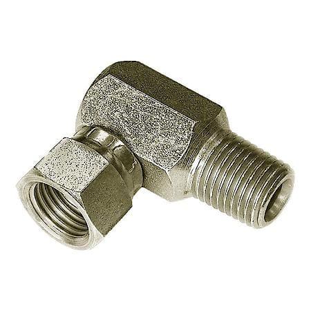 Swivel Adapter 90 Deg Ad Union (Male) 1/4 Inch NPTF/NPSM-Replaces Fisher #319K