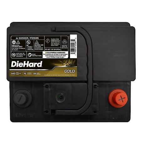 Battery: H4 Group Size, 480 CCA, 600 CA, 96 Minute Reserve Capacity