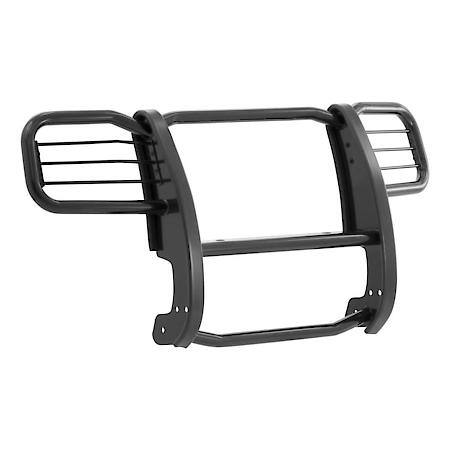 Jeep Liberty Grille Guard with LED Light Mount & Black Finish