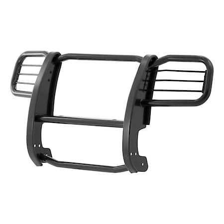 Jeep Liberty Grille Guard with LED Light Mount & Black Finish
