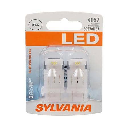 4057: White LED Mini Bulb, 2 Pack