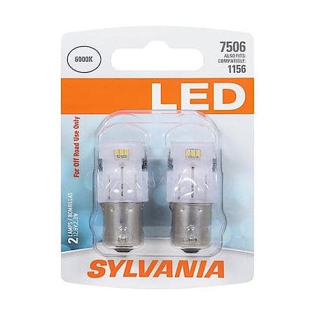 7506: White LED Mini Bulb, 2 Pack