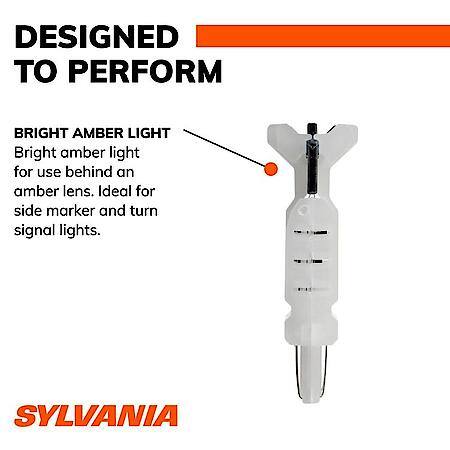 3457A: Amber LED Mini Bulb, 2 Pack