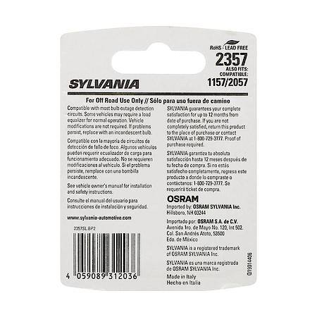2357: White LED Mini Bulb, 2 Pack