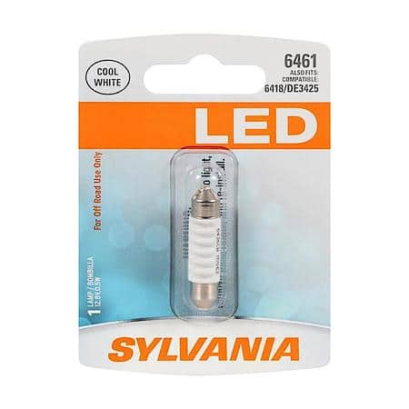 6461 White LED Mini Light Bulb, 1 Pack
