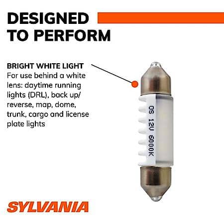 6418 White LED Mini Light Bulb, 1 Pack
