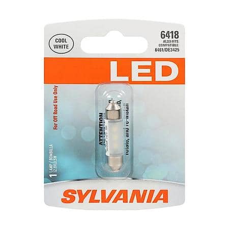6418 White LED Mini Light Bulb, 1 Pack