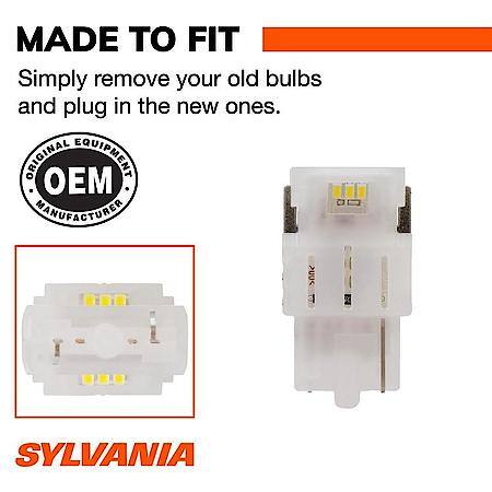 7440: White LED Mini Bulb, 2 Pack