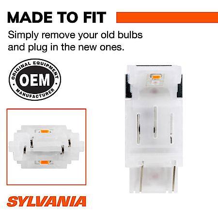 3157A: Amber LED Mini Bulb, 2 Pack