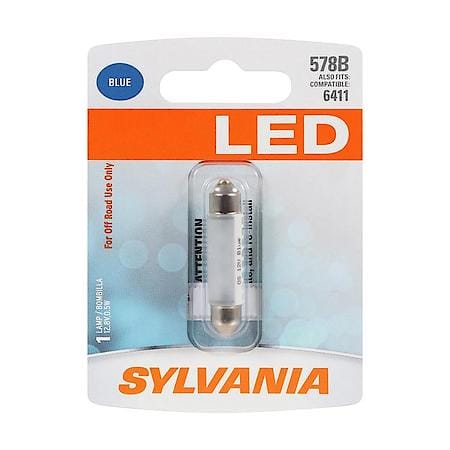 578B Blue LED Mini Light Bulb, 1 Pack