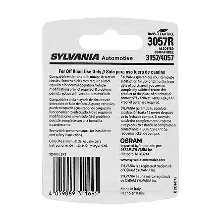 3057R: Red LED Mini Bulb, 2 Pack