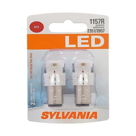 1157R: Red LED Mini Bulb, 2 Pack