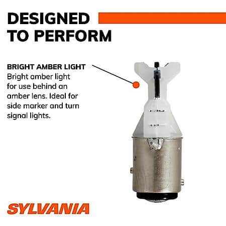 1157A: Amber LED Mini Bulb, 2 Pack