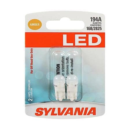 194A Amber LED Mini Light Bulb, 2 Pack