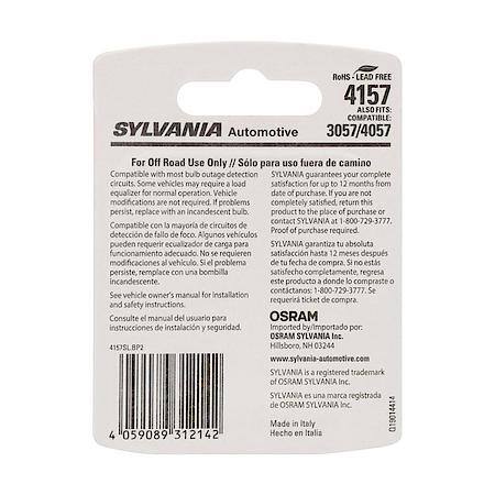 4157: White LED Mini Bulb, 2 Pack