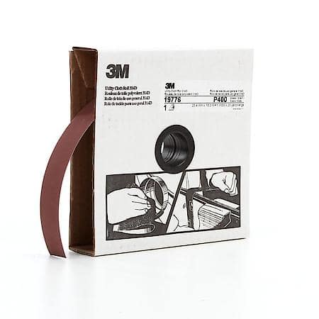 Utility Cloth Roll 314D, 1" x 20 yd, P400 J-weight
