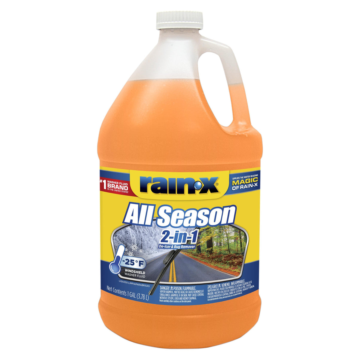 Rain-X 2-IN-1 -25 Degree Washer Fluid 1 Gallon | 113645