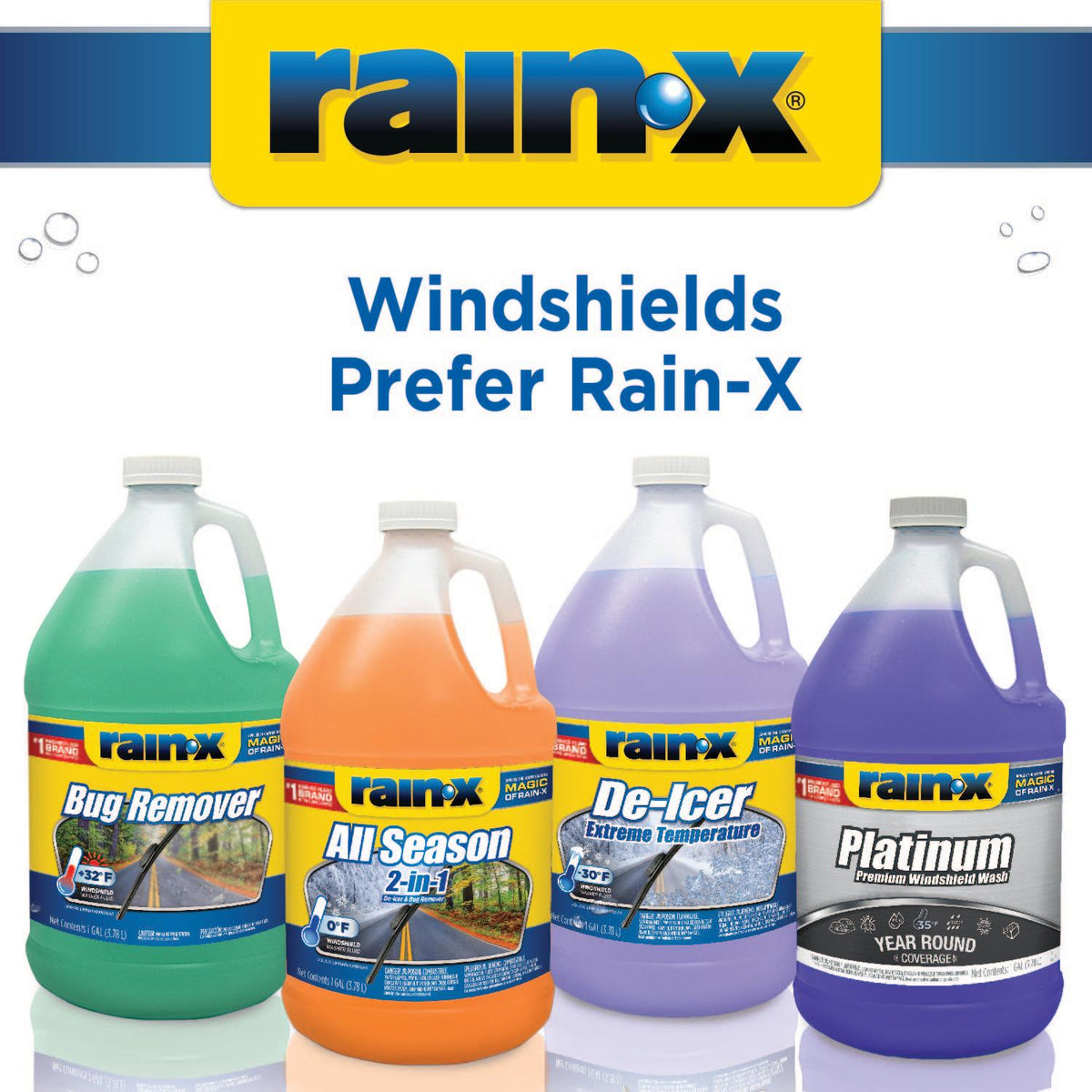 Rain-X 2-IN-1 -25 Degree Washer Fluid 1 Gallon | 113645