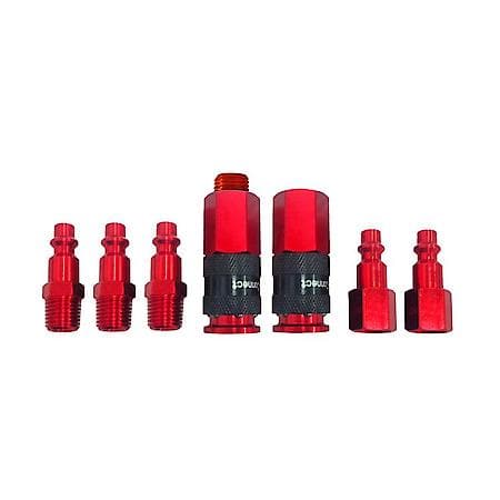Tru-Connect Color Coded Coupler & Plug, 7 Piece