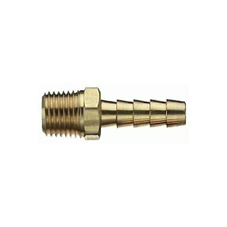 3/8" ID x 1/4" Male Brass Hose Barb Fitting