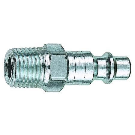 Tru-Flate Plug Steel 1/4" I/M Design x 1/4" MNPT 2 pack