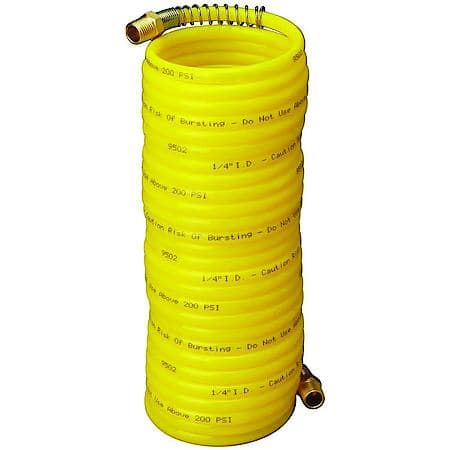 Nylon Recoil Air Hose, 1/4"