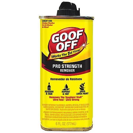 Professional Strength Remover, removes Latex Paint and Adhesives 6 Ounces