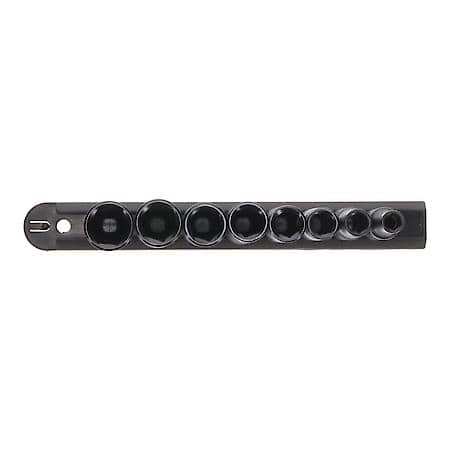 8 Piece 3/8" Drive 6 Point Deep Impact Sae Socket Set