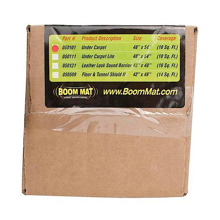 Under Carpet Sound Deadening Layer, 54 Inches X 48 Inches (18 Square Feet)