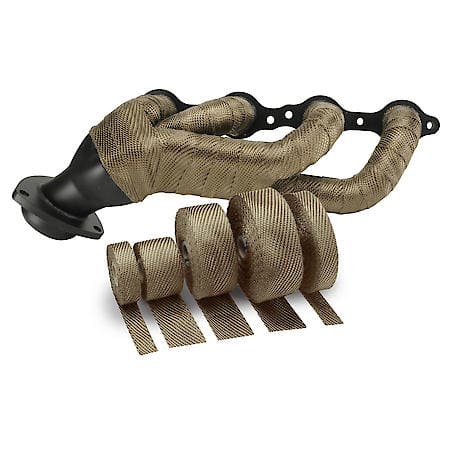 Titanium Exhaust Wrap, 1 Inch X 15 Feet, Handles 1800 Deg. Direct