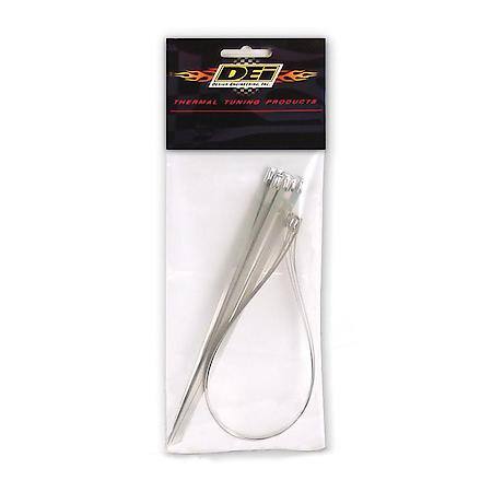 Stainless-Steel Locking Ties, 8 Inches + 14 Inches Pack, 100Lb Tensile Strength