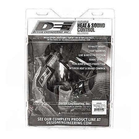 Titanium Pipe Shield, 4 Inches X 12 Inches, Up To 1350 Deg., Includes Hardware