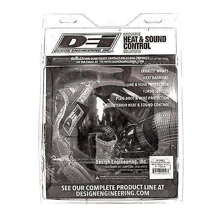 Titanium Pipe Shield, 4 Inches X 8 Inches, Up To 1350 Deg., Includes Hardware