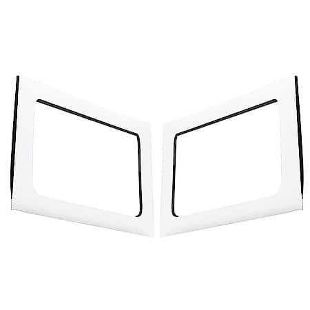 Wrangler JK 4-Door White Original Finish Rear Side Window Only