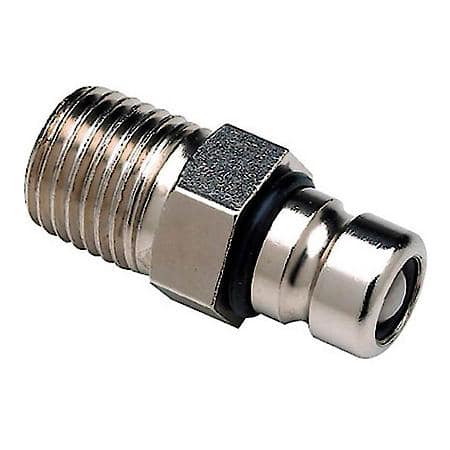 Fuel Connectors - Fits: Chrysler/Force - Male Connector - Npt Threads: 1/4" - Cp Brass