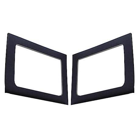 Wrangler JK 4-Door Black Original Finish Rear Side Window Only