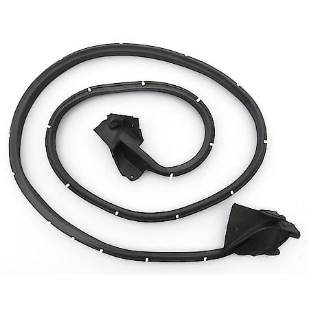 Camaro Firebird Door Weatherstrips Coupe, 1970-1981, Black