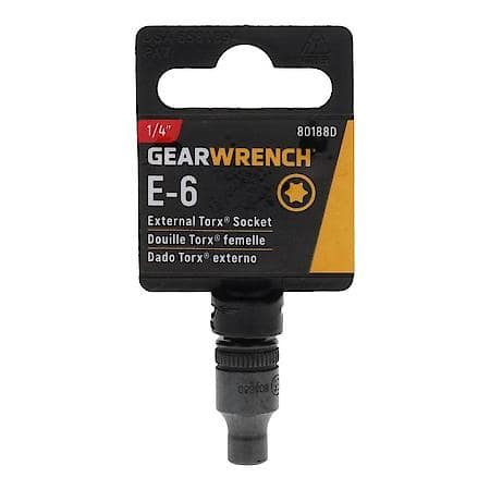1/4" Drive External Torx« Socket E6