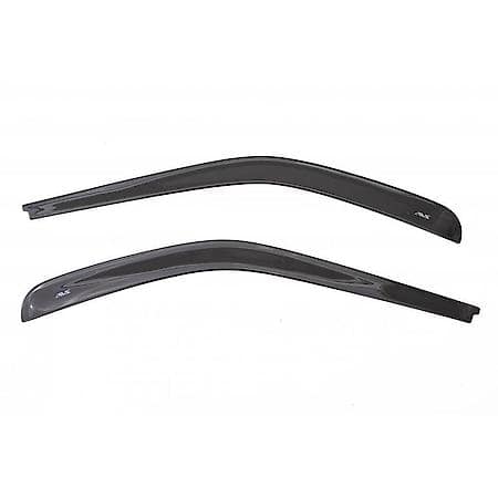 Low Profile Ventvisor Window Visors, Outside Mount, Smoke, Front, 2 Pc