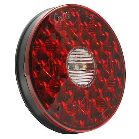 4" Round LED Stop Tail Turn with Integrated Back-Up Light