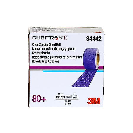 Cubitron II Hookit Clean Sanding Sheet Roll 737U, 80+, 70 mm x 12 m