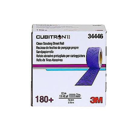 Cubitron II Hookit Clean Sanding Sheet Roll 737U, 180+, 70 mm x 12 m