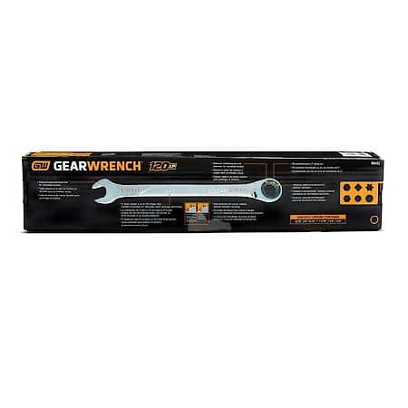 7 Piece 120Xp┐ Universal Spline Xl Ratcheting Combination Sae Wrench Set
