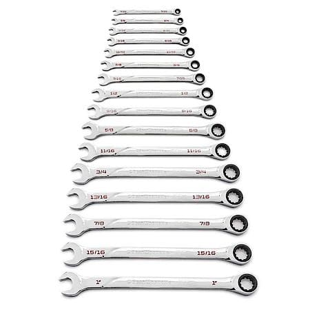 16Pc 120Xp Spline Sae Wrench Set