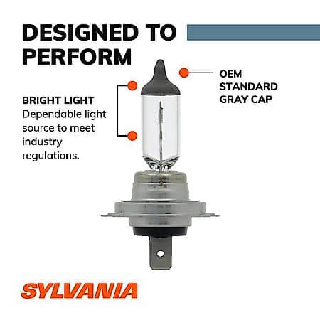 H7 Basic: Halogen Headlight Bulb, Basic Performance, 2 Pack